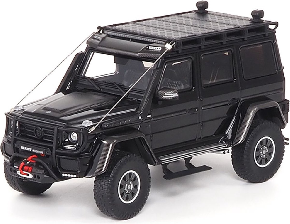 1:43 Diecast-model Brabus 550 Adventure G-Klasse 4*4 2017 Obsedian Zwart Almost Real