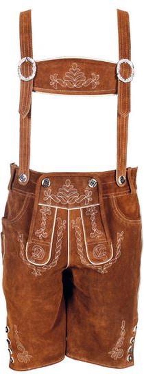 Lederhosen Leer - Seppl licht bruin - 62