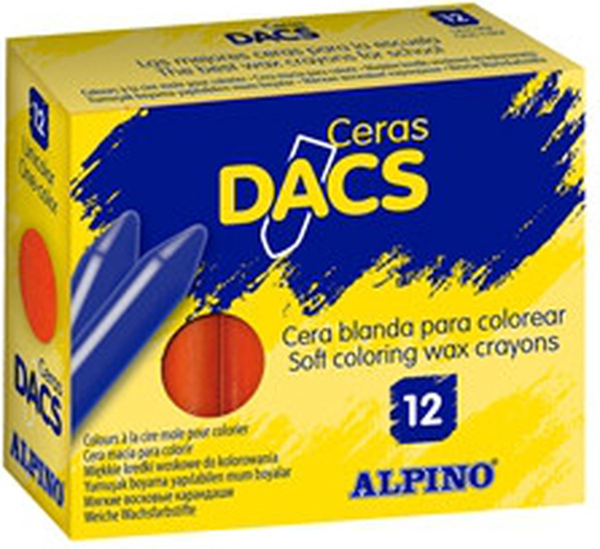 Alpino DA060038, 12 stuk(s), Goud, Goud, Rond, Puntig, Wax