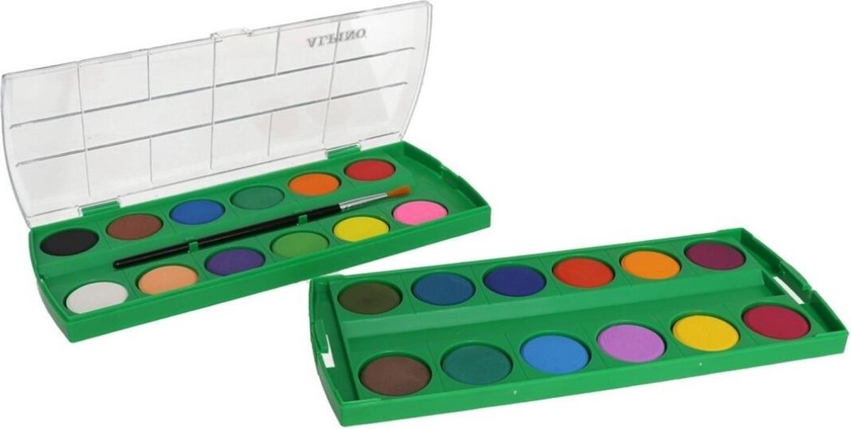   Waterverfset Met Penseel Junior 25 Delig