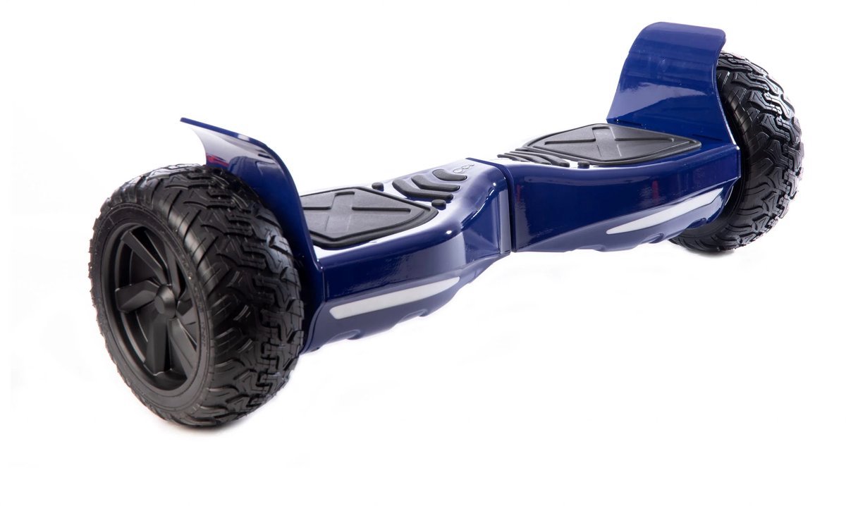   - Hoverboard – Dark Blue 8.5 inch Off-Road - 15 km/h - 10km bereik - Bluetooth speaker - Oxboard -  