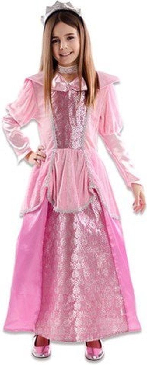 Roze Prinsessenjurk Amalia - 7-9 jaar