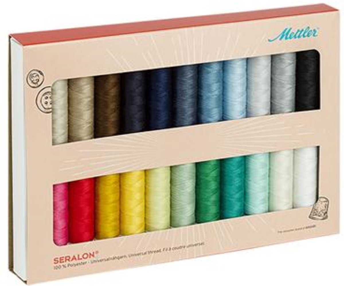 Amann Mettler SE226677 Seralon universeel naaigarenset 22 x 100mtr