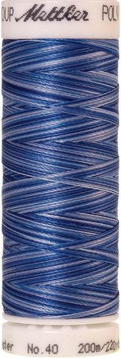 Amann Mettler poly sheen multi blue