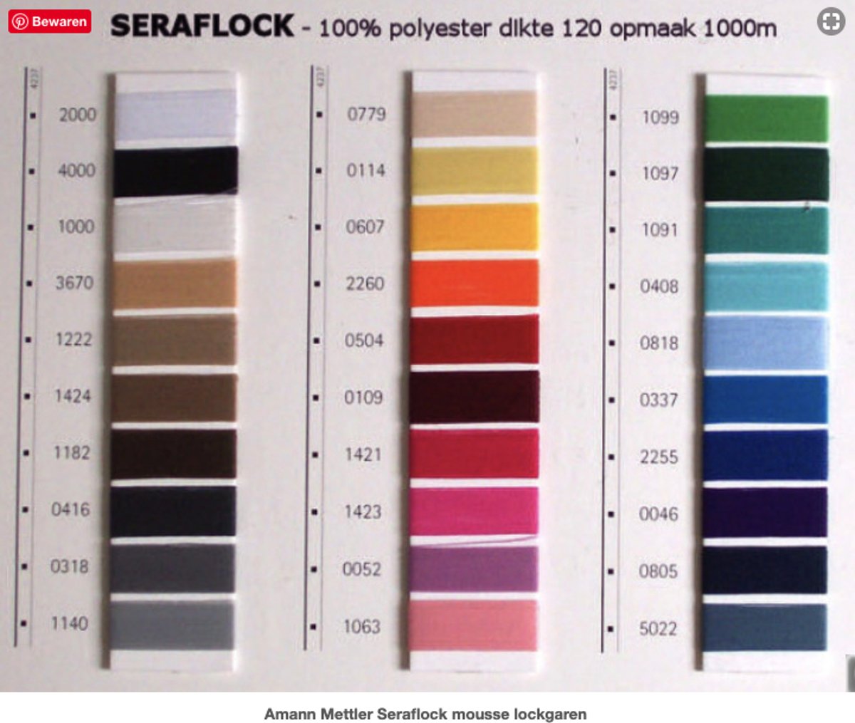 Amann Mettler Seraflock mousse lockgaren - oranje 2260