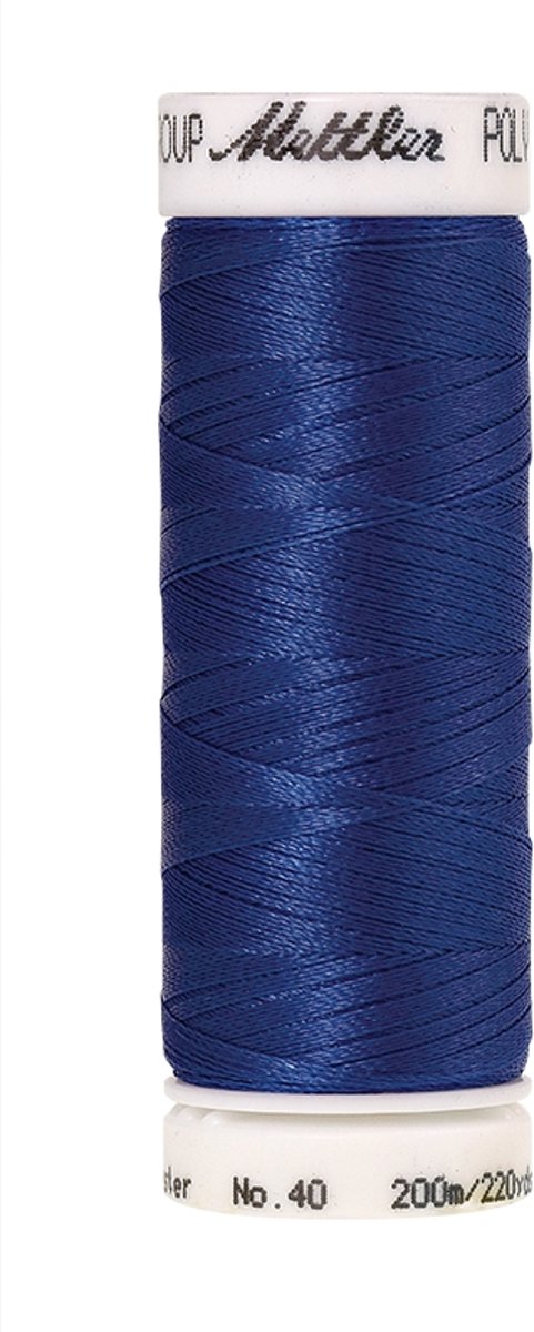 Mettler borduurgaren - Blauw - Nr 3611 - Polysheen - 200 meter