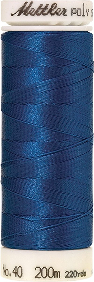 Mettler borduurgaren - Blauw - Nr 3902 - Polysheen - 200 meter