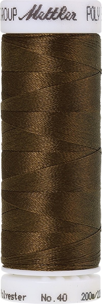 Mettler borduurgaren - Bruin - Nr 747 - Polysheen - 200 meter