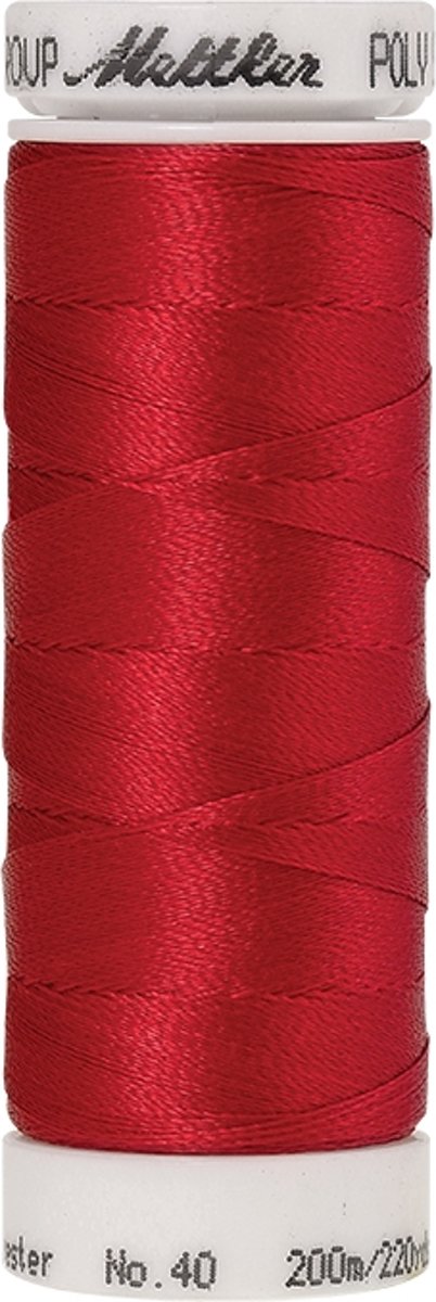 Mettler borduurgaren - Rood - Nr 1800 - Polysheen - 200 meter
