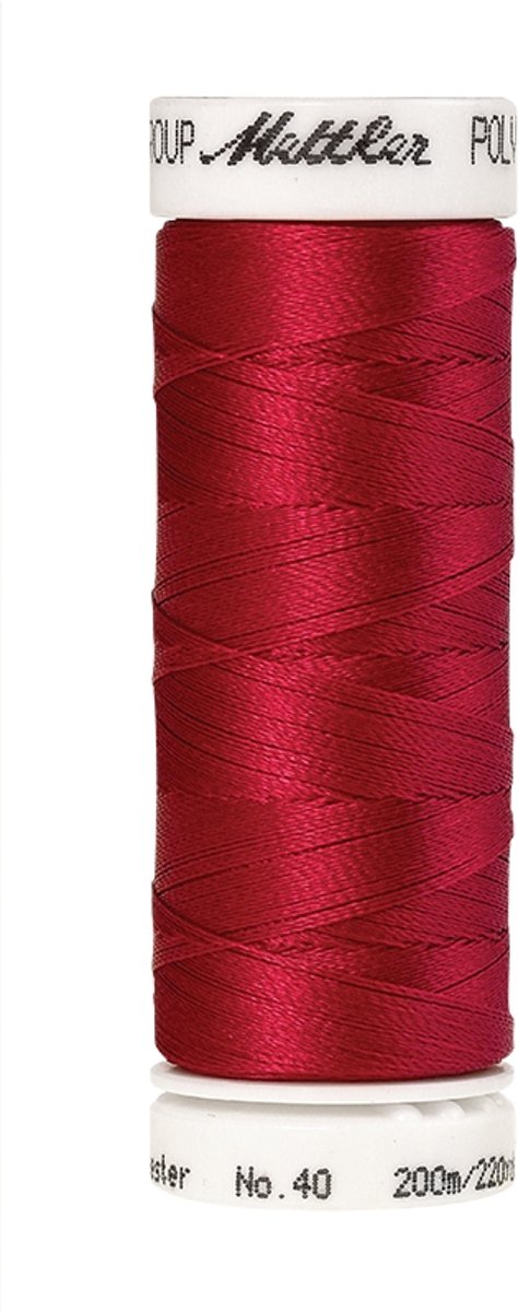 Mettler borduurgaren - Rood - Nr 1900 - Polysheen - 200 meter