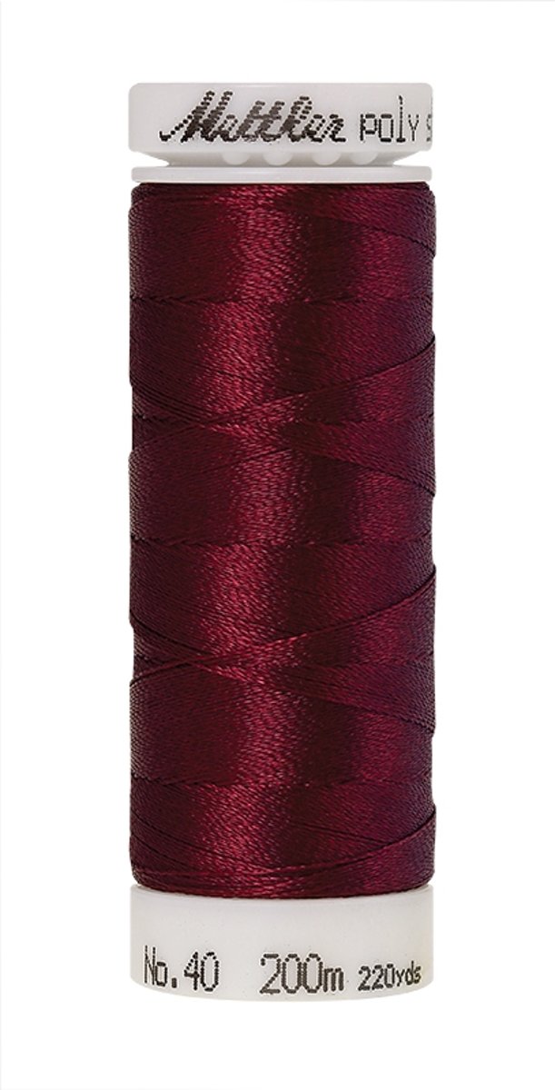 Mettler borduurgaren - Rood - Nr 2113 - Polysheen - 200 meter