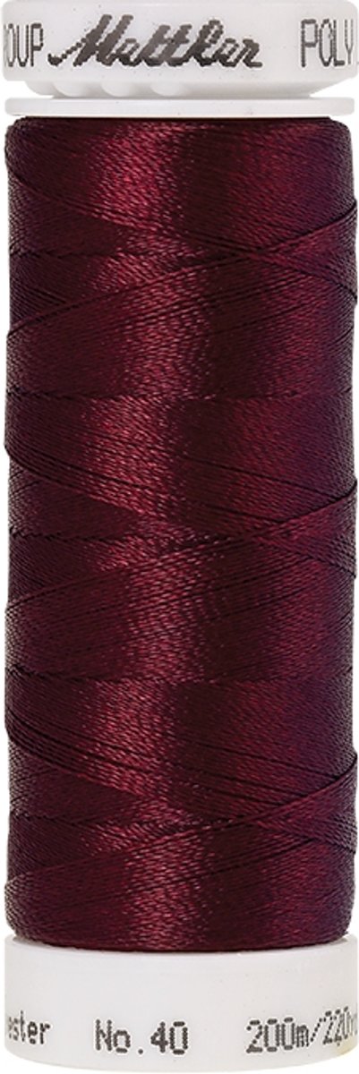 Mettler borduurgaren - Rood - Nr 2123 - Polysheen - 200 meter