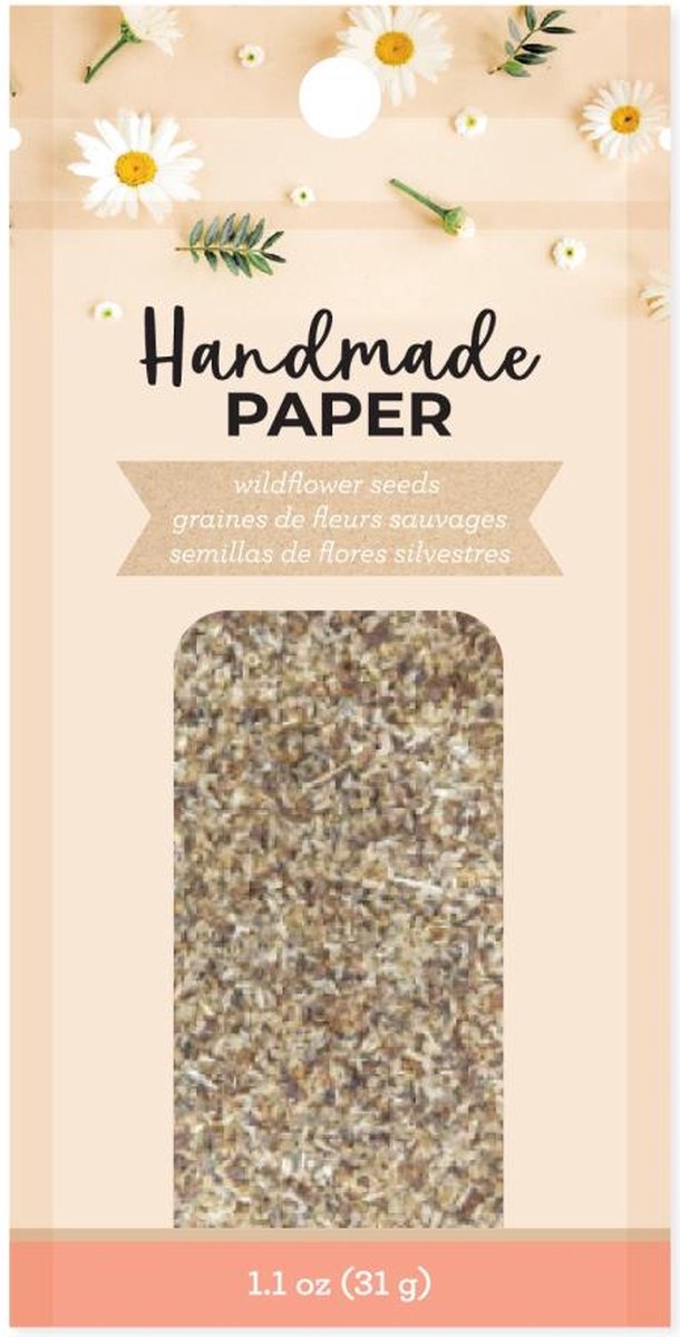 American Crafts - bloemzaadjesmix toe te voegen aan handgescheptpapier - 34017566