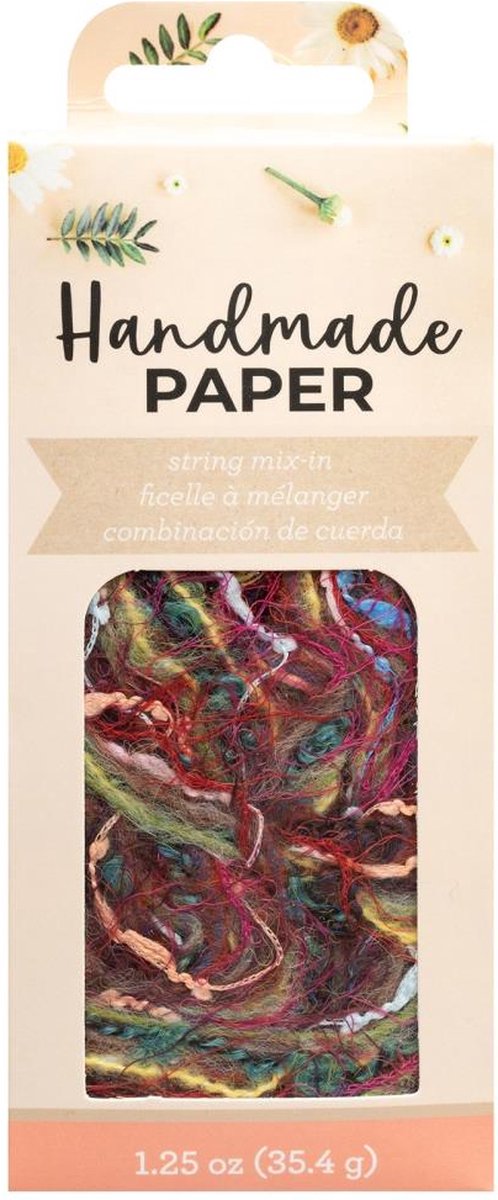 American Crafts - handscheppen papier - toevoeging draadjes - 34017574