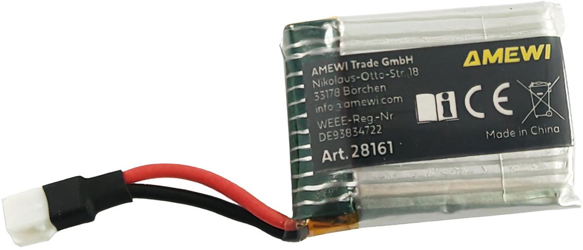 Amewi LiPo accupack 3.7 V 500 mAh Aantal cellen: 1 Softcase JST