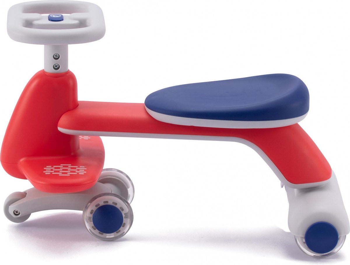 AMIGO Shuttle Now Loopwagen - Loopauto voor kinderen vanaf 3 jaar - Rood/Blauw