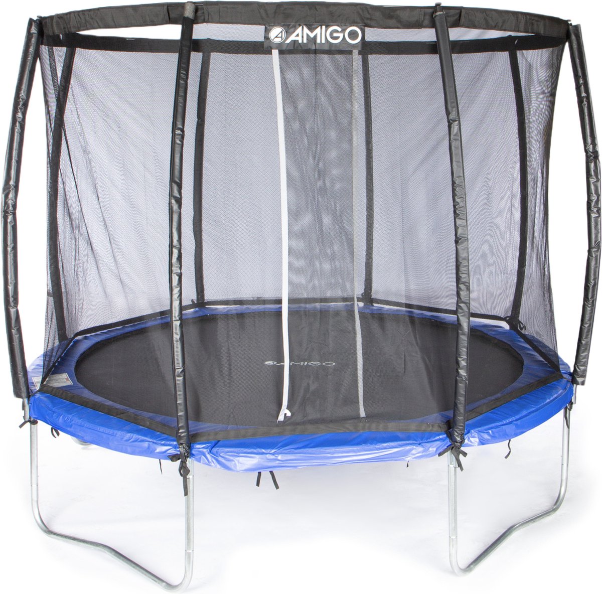 AMIGO Trampoline Deluxe - Met Veiligheidsnet - 305 cm - Blauw