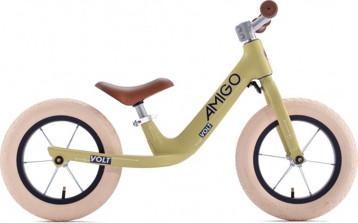 AMIGO Volt - Loopfiets 12 inch - Jongens en Meisjes - Geel