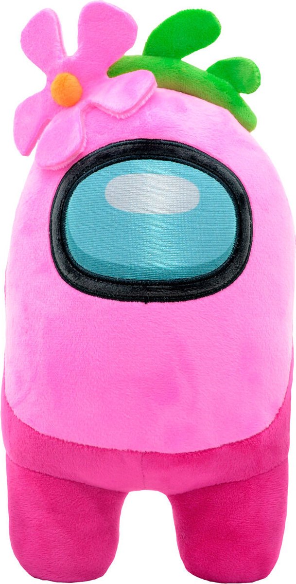 Among Us - roze knuffel - 30 cm