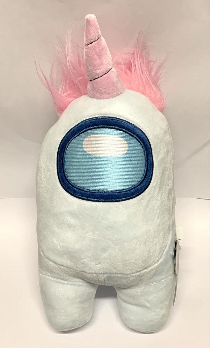 Among Us Wave 2 - Among Us knuffel - 30 cm - Wit - Pluche