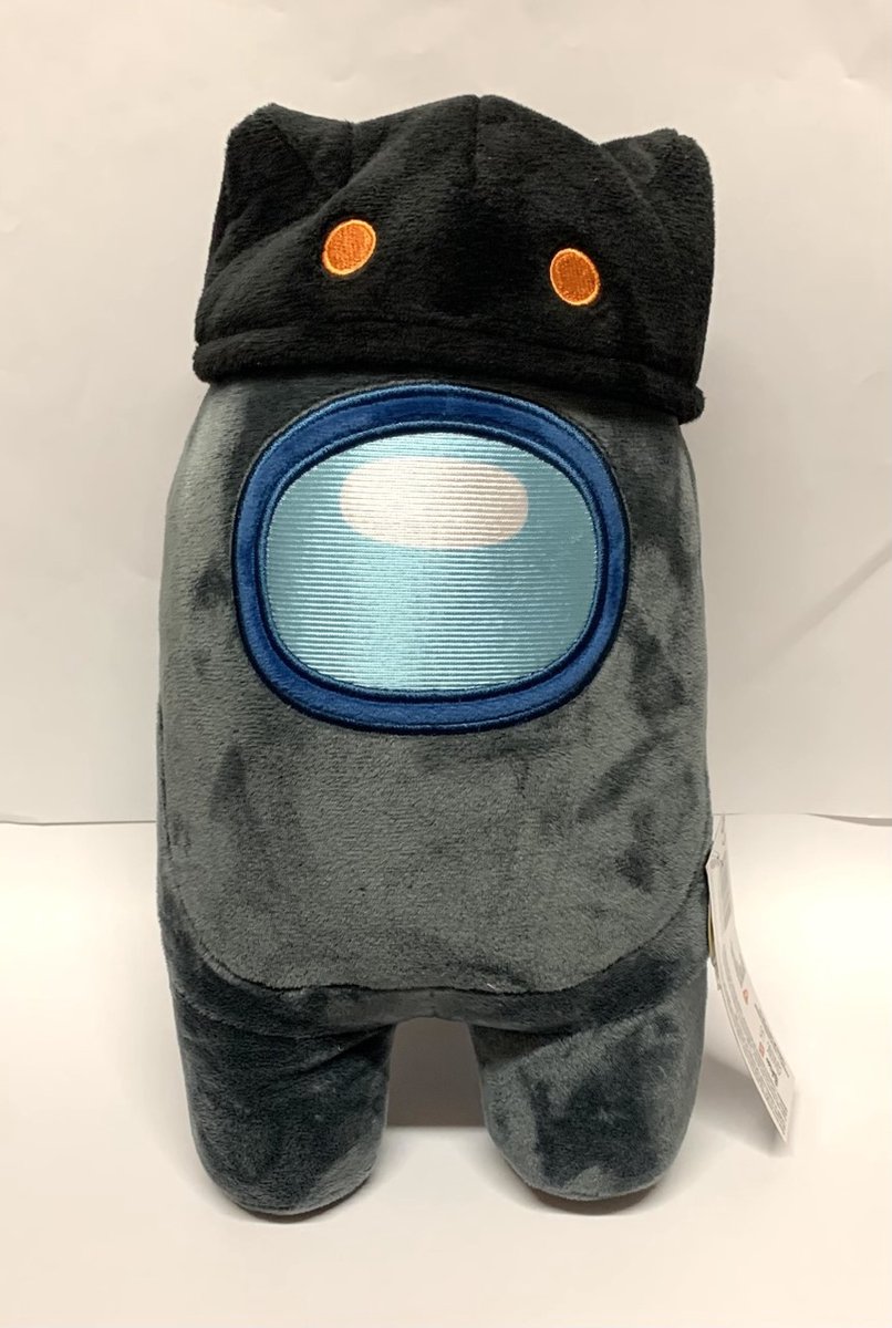 Among Us Wave 2 - Among Us knuffel - 30 cm - Zwart - Pluche