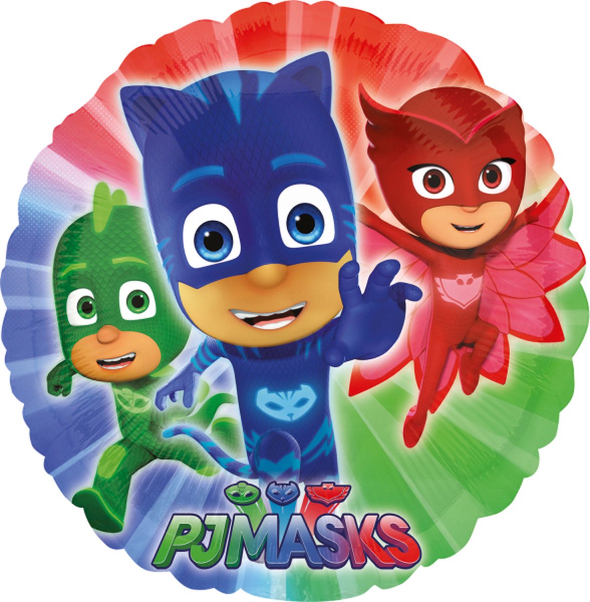 AMSCAN - PJ Masks - Pyjamahelden - Folie ballon - Helium Ballon - 43 Cm - Leeg - 1 Stuks.