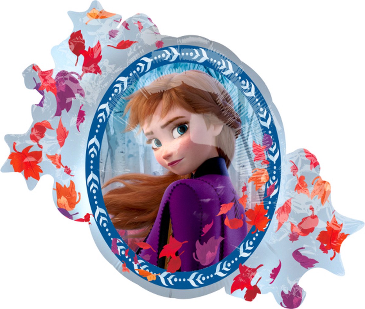 Amscan - Disney Frozen - Elsa - Anna - Folie ballon - Helium Ballon - 76 x 66 Cm - Leeg - 1 Stuks