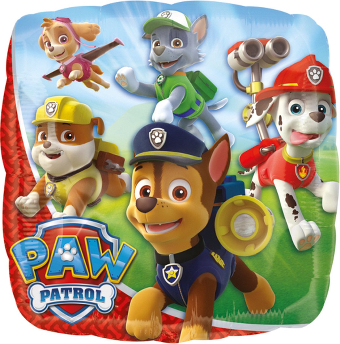 Amscan - PAW Patrol - Ballon - Folie Ballon - Multicolor - 43cm - 1 stuks