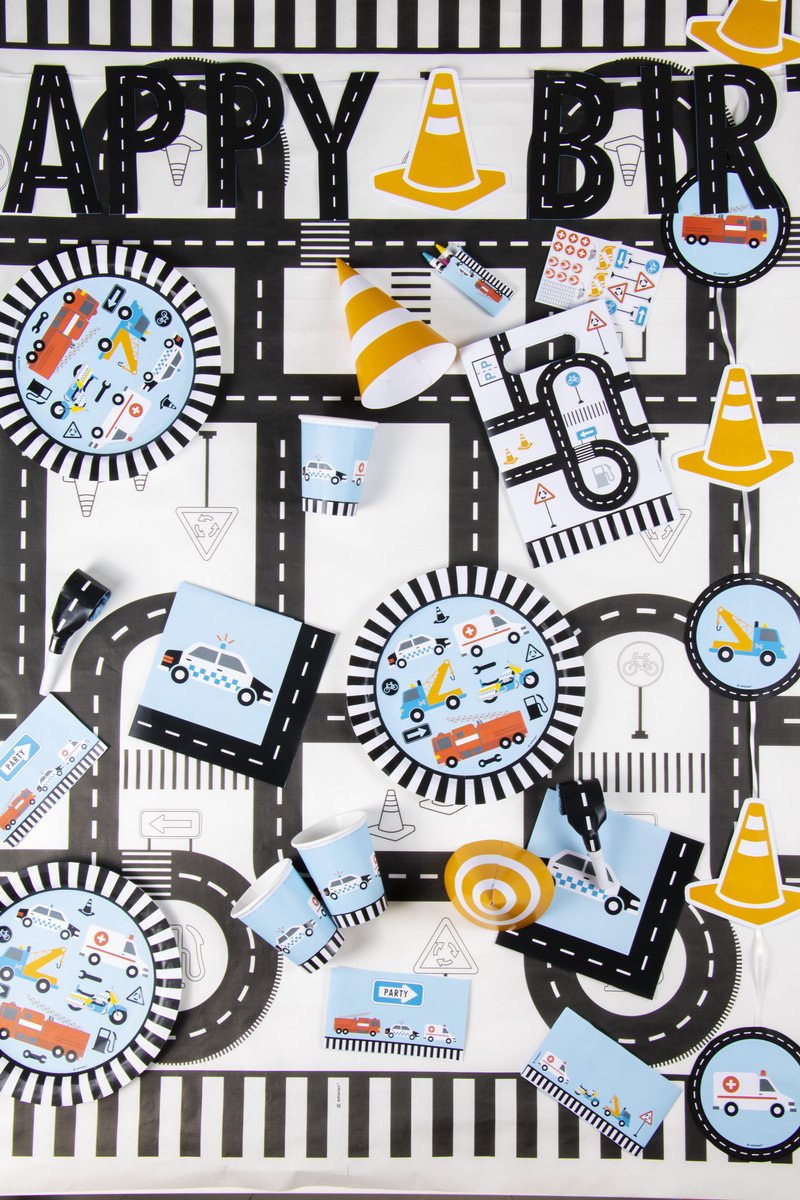 Amscan On the Road Verjaardag Pakket