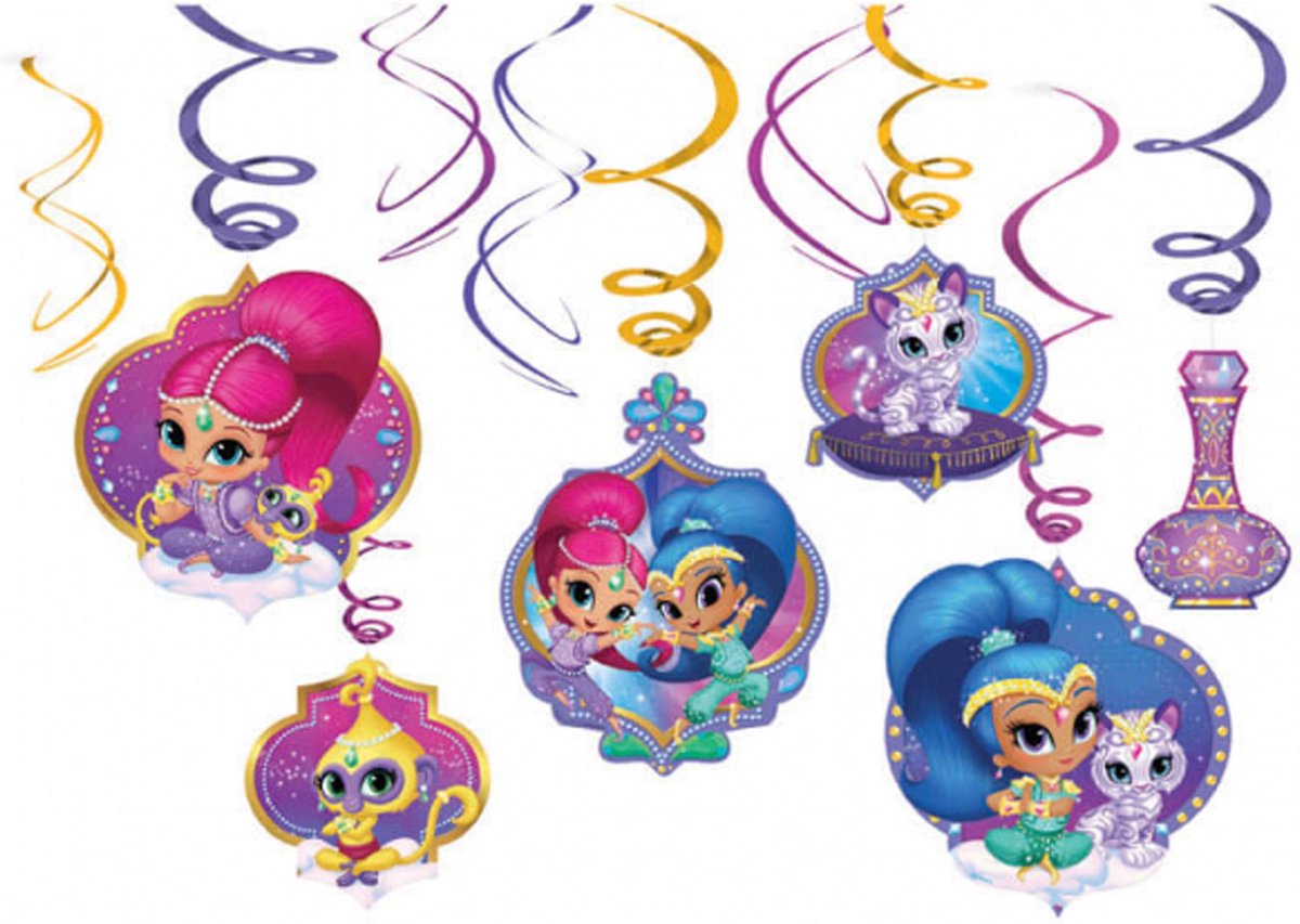 AMSCAN - 6 Shimmer + Shine plafonddecoraties