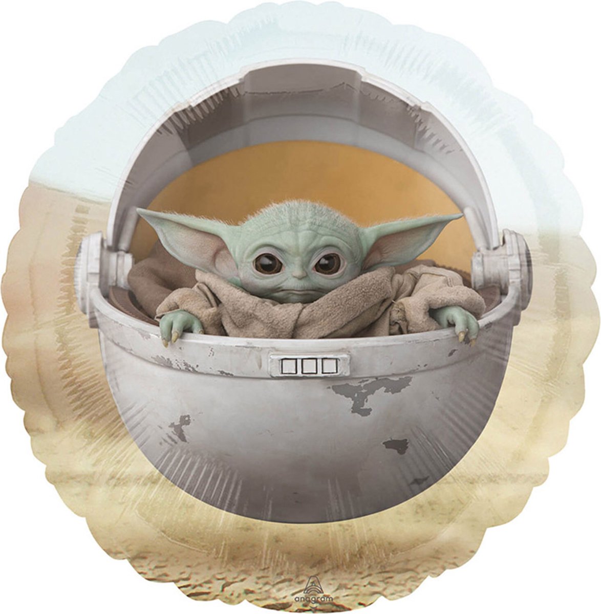 AMSCAN - Baby Yoda The Mandalorian folieballon 43 cm