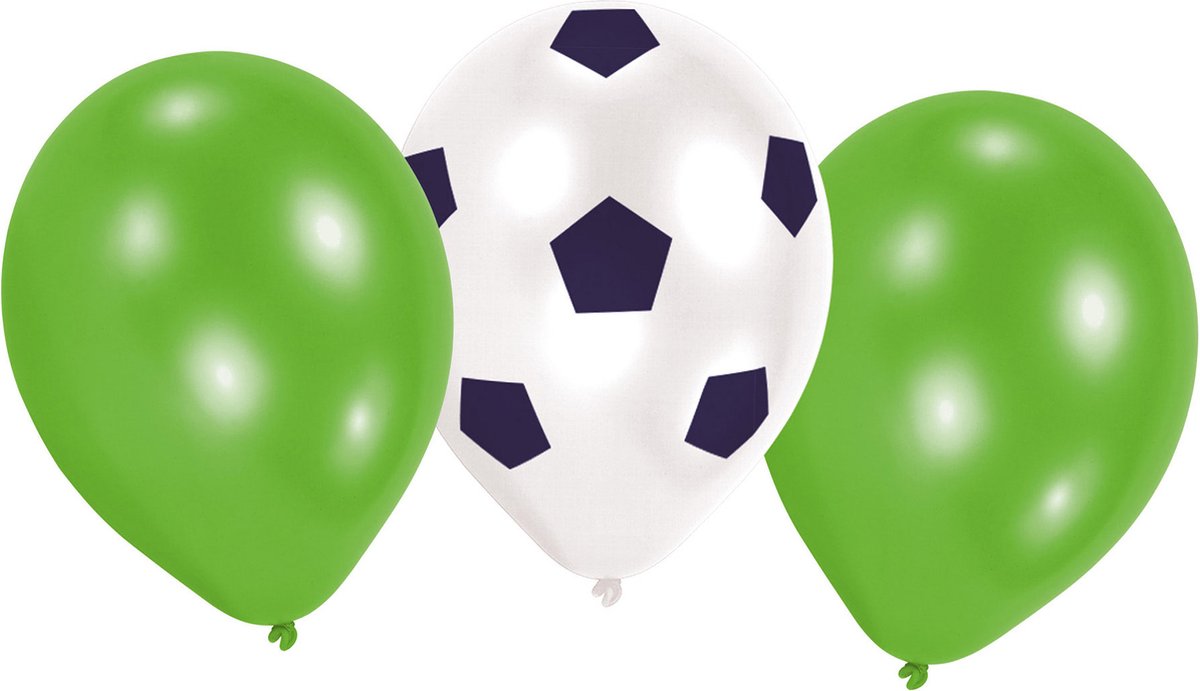 Amscan - Kicker Party / Voetbal - Ballonnen (6 stuks)