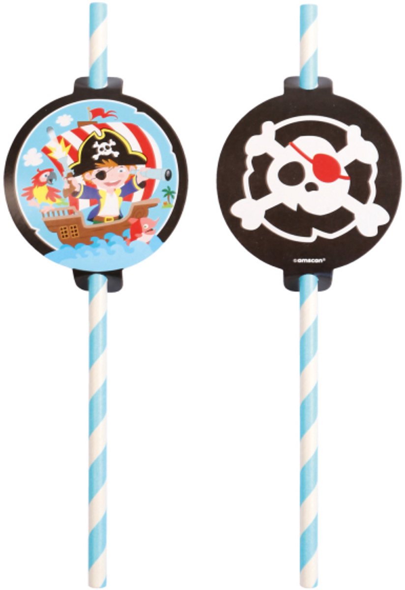 Amscan - Pirate party - Rietjes (8 stuks)