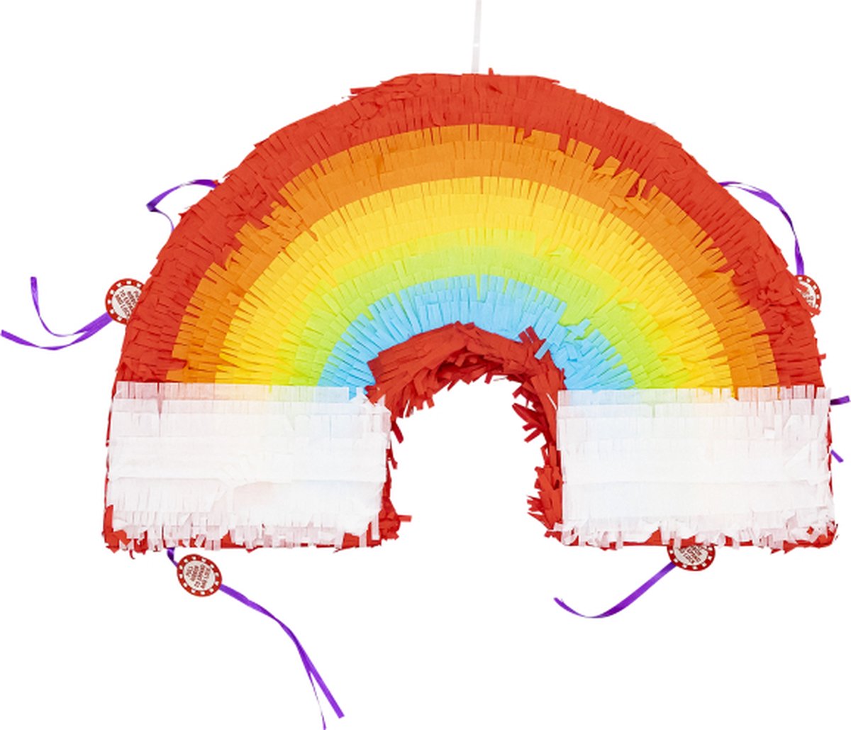   - Uitvouwbare pinata regenboog - 56 cm x 35 cm