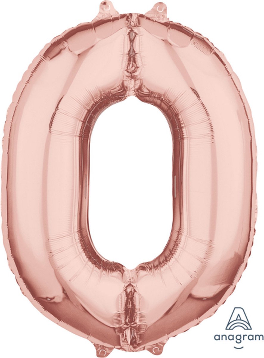 Amscan 3659375, Speelgoed ballon, Folie, Goud, 5 stuk(s)