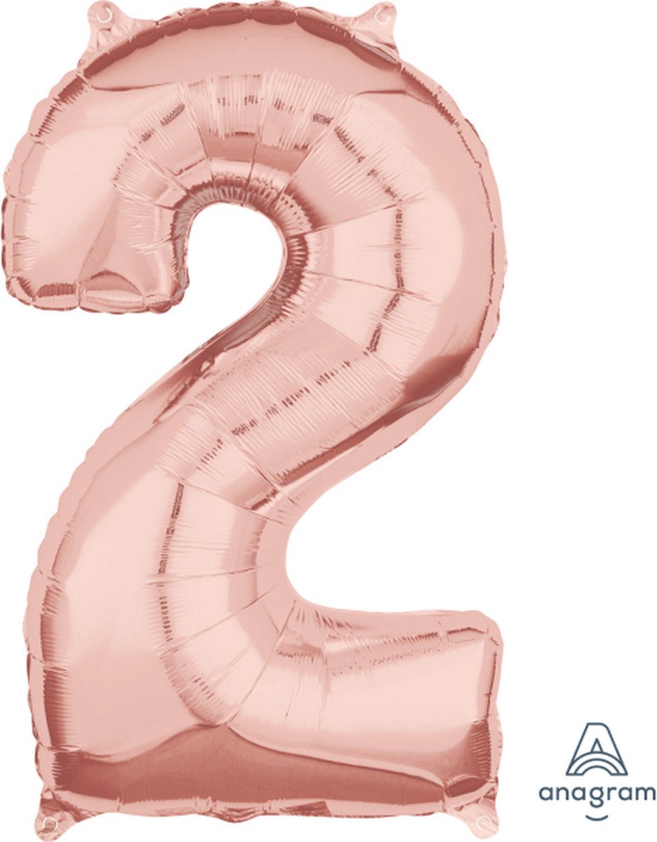 Amscan 3659575, Speelgoed ballon, Folie, Goud, 5 stuk(s)