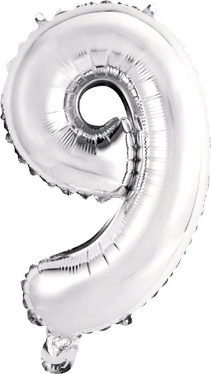 Amscan 9909677, Speelgoed ballon, Folie, Zilver, 5 stuk(s)