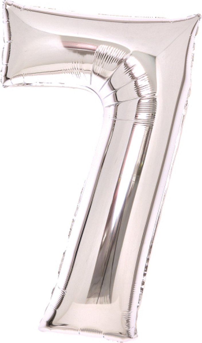 Amscan 9913232, Speelgoed ballon, Folie, Zilver, 5 stuk(s)