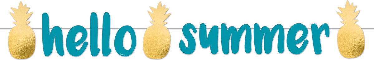 Amscan Slinger Hello Summer 90 Cm