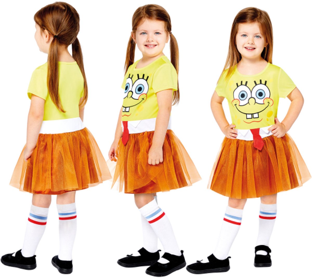 Amscan kinder kostuum Spongebob meisjes, leeftijd 8-10 jaar
