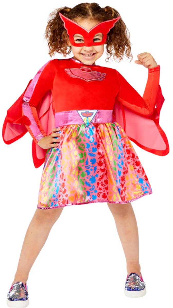 Kinderkostuum Owlette Rainbow Dress - 4-6 jaar