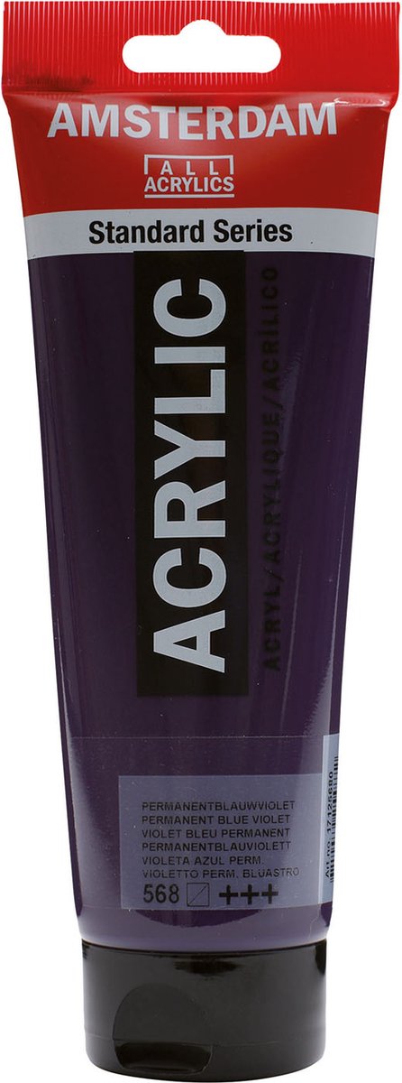 Acrylverf - 568 Permanentblauwviolet - Amsterdam - 250 ml
