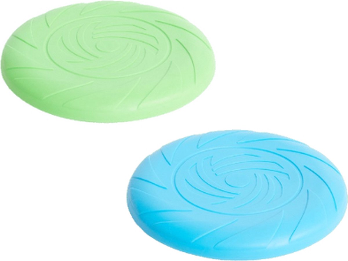Frisbee DOMINIC - Blauw / Groen - Assorti - Ø 18 cm - Throwing disc