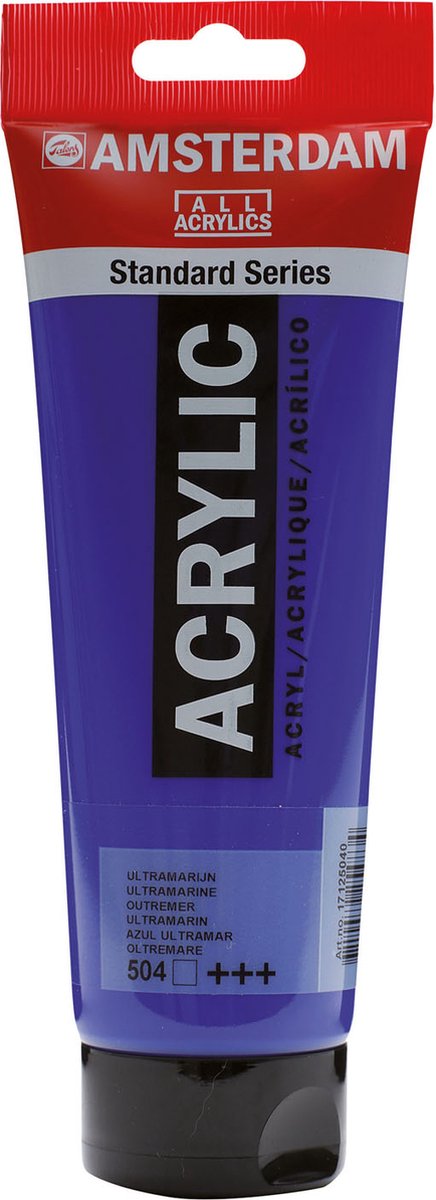 Acrylverf - 504 Ultramarijn - Amsterdam - 250 ml