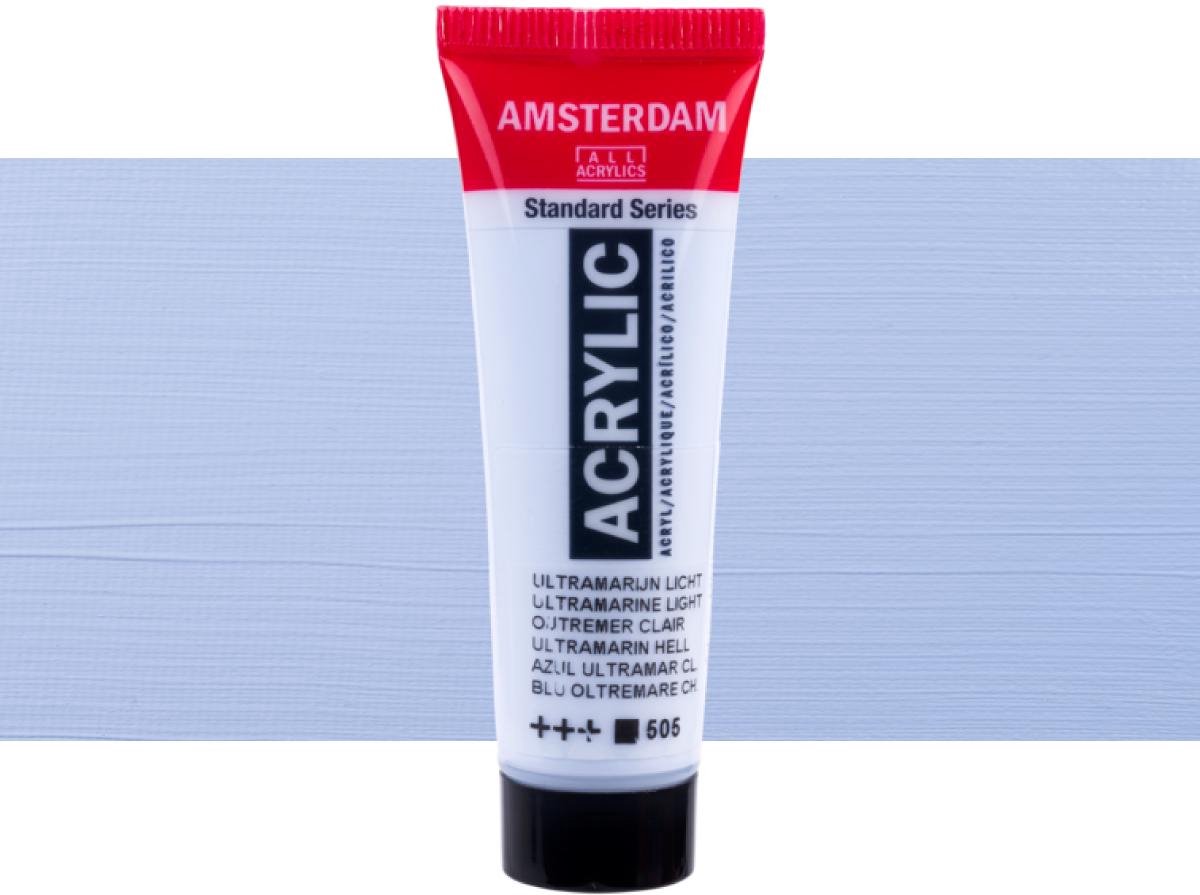Acrylverf - 505 Ultramarijn Licht - Amsterdam - 20 ml