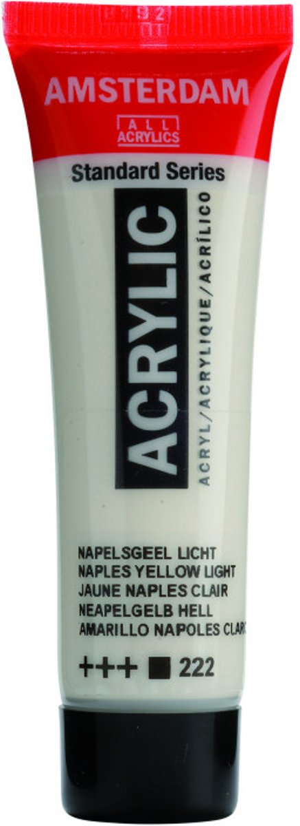 Amsterdam Acrylic 20 ml Naples Yellow Light (222)