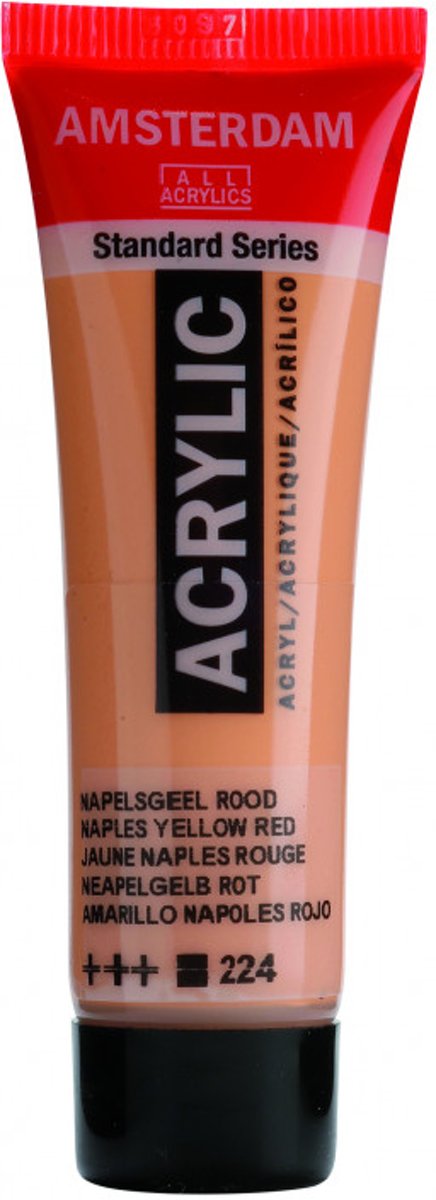 Amsterdam Acrylic 20 ml Naples Yellow Red (224)