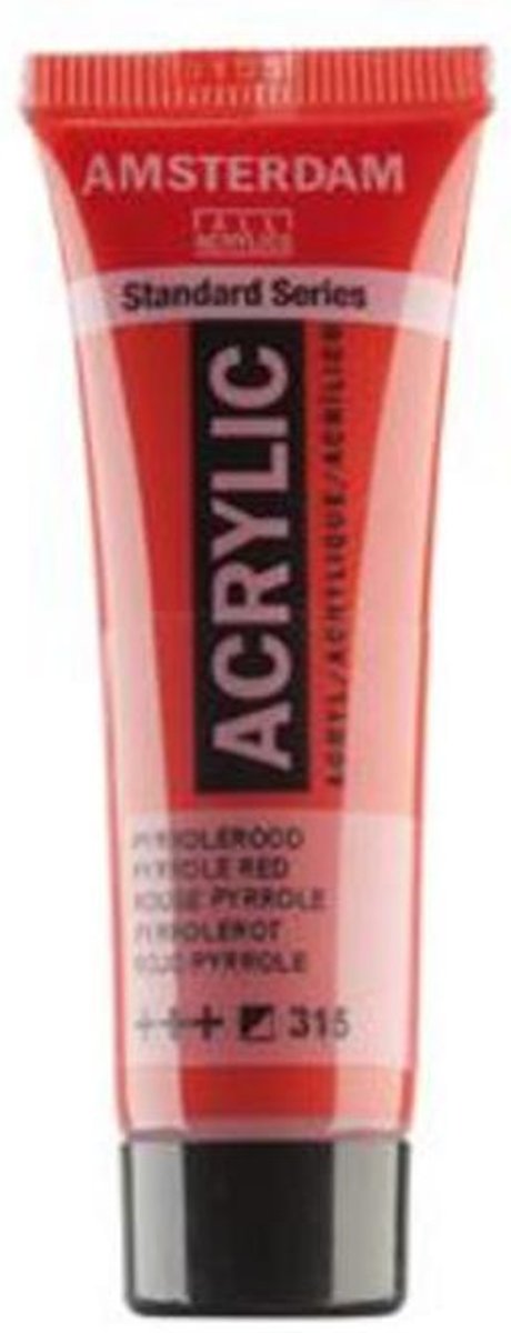 Amsterdam Acrylic 20 ml Pyrrole Red (315)