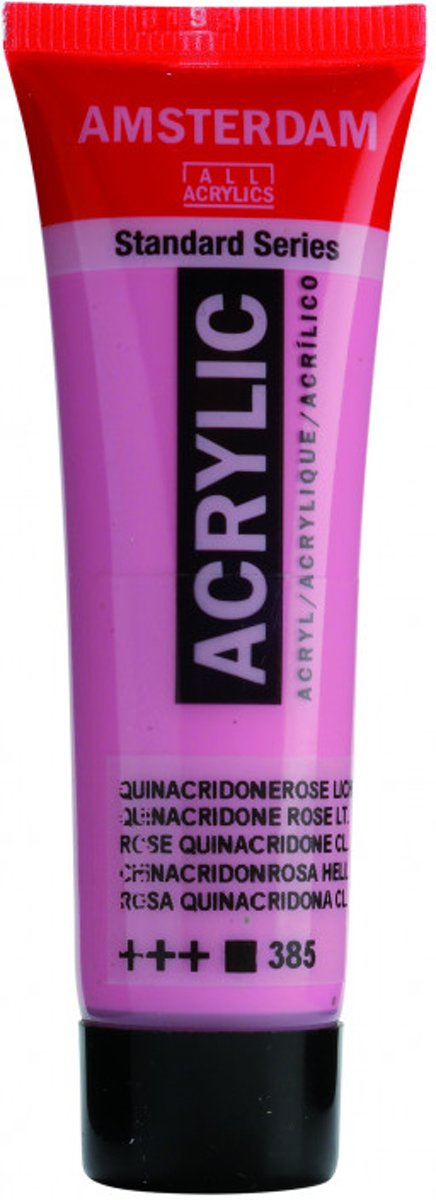 Amsterdam Acrylic 20 ml Quinacridone Rose Light (385)