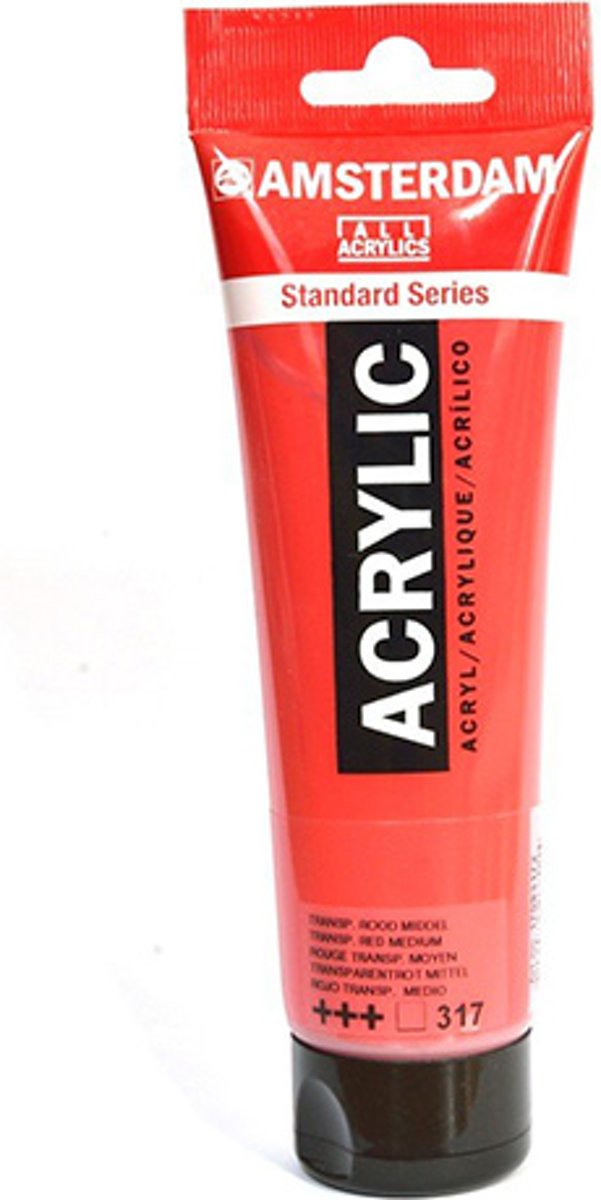 Amsterdam Acrylic 20 ml Transp. Red Medium (317)